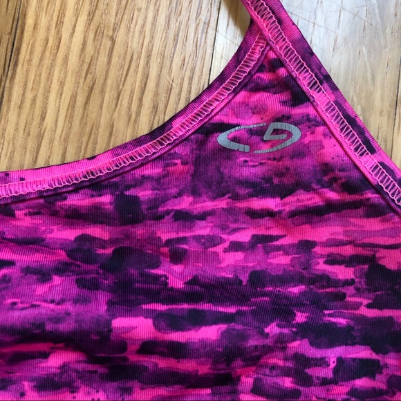 Pink and Black Patterned C9 Sports Bra - Picture 4 of 4